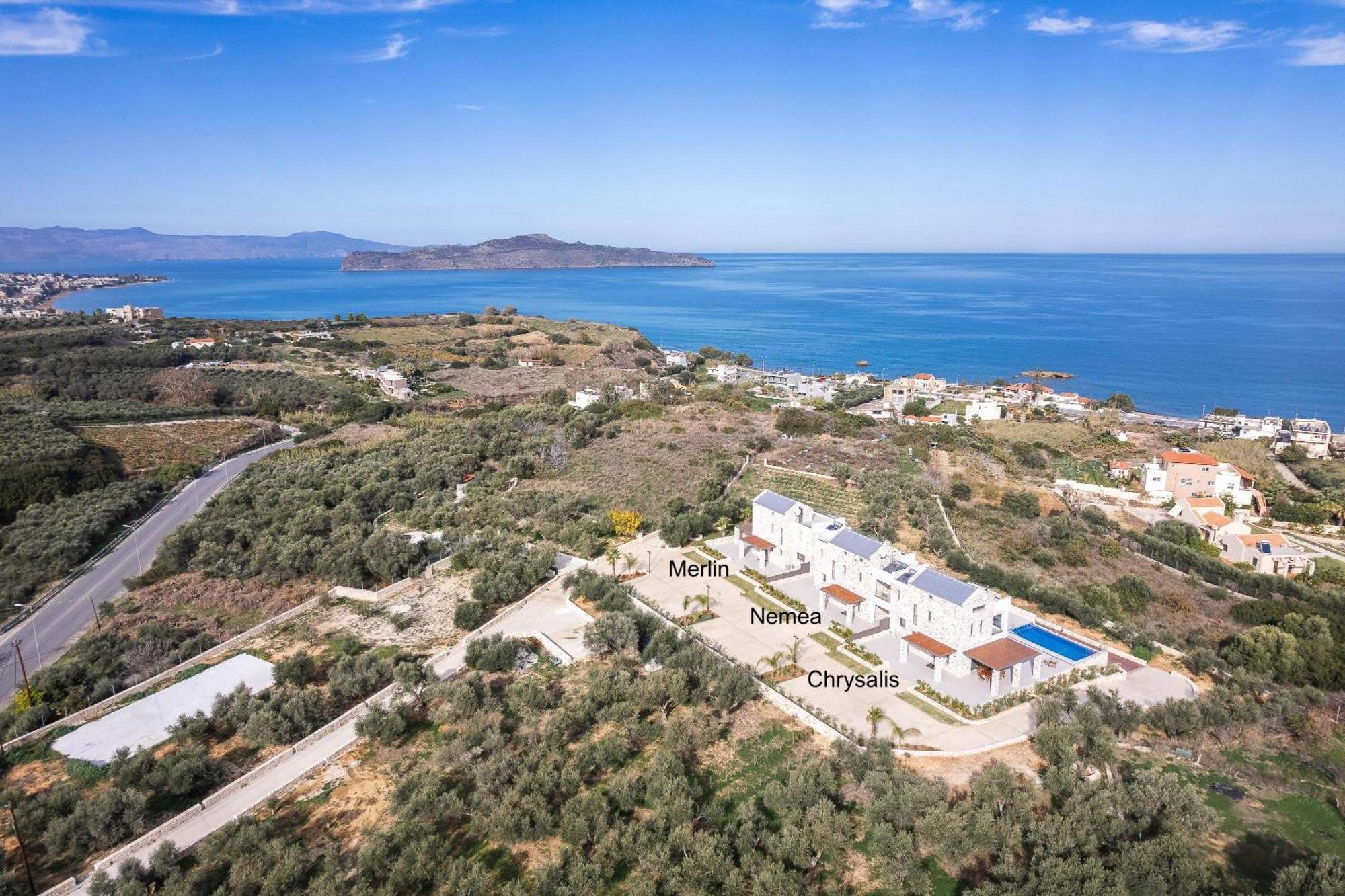 Oinolithos Luxury Villas Kalamaki Extérieur photo