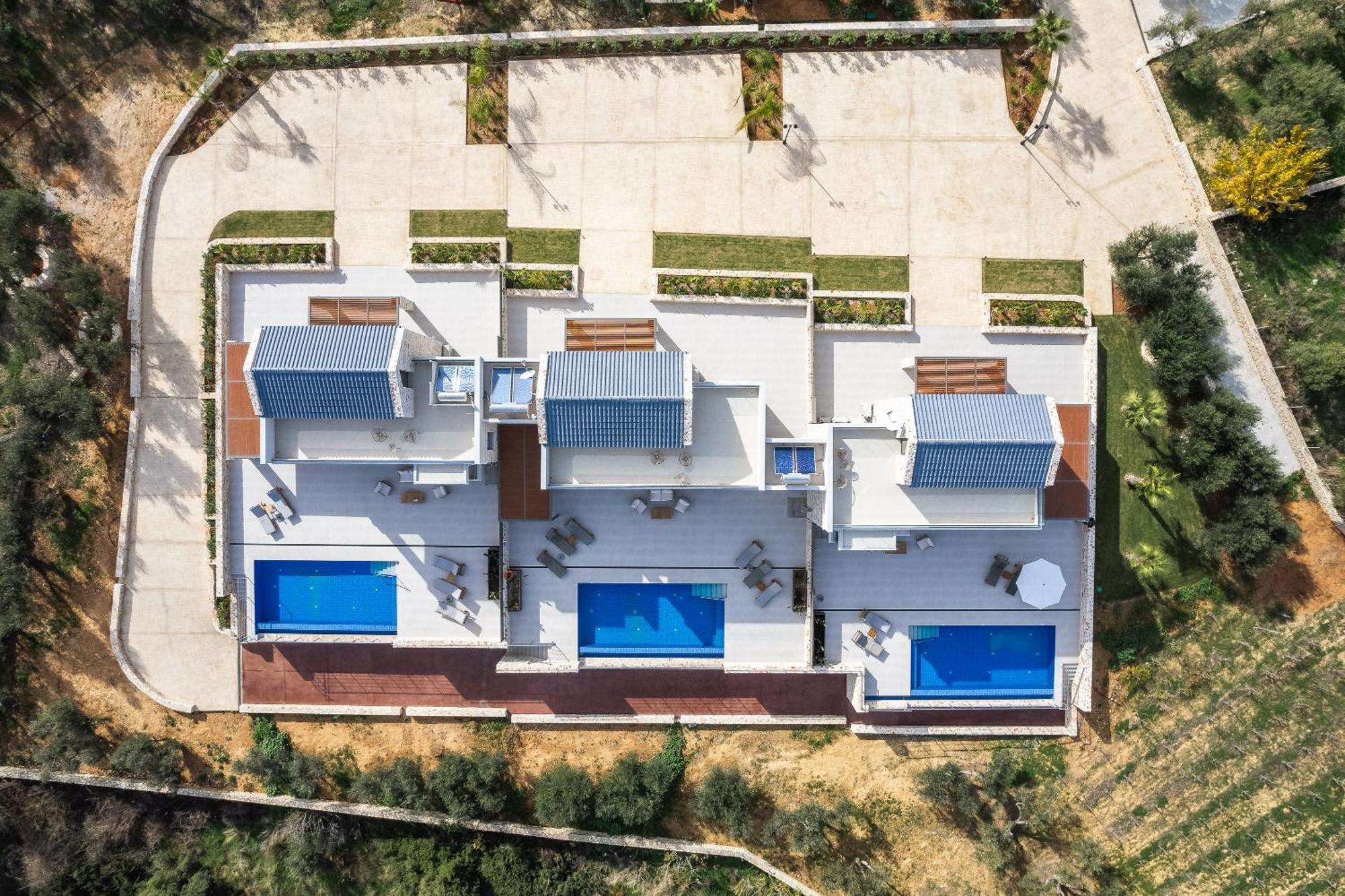 Oinolithos Luxury Villas Kalamaki Extérieur photo