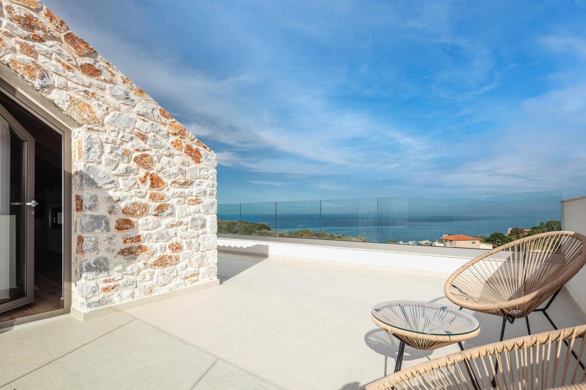 Oinolithos Luxury Villas Kalamaki Extérieur photo